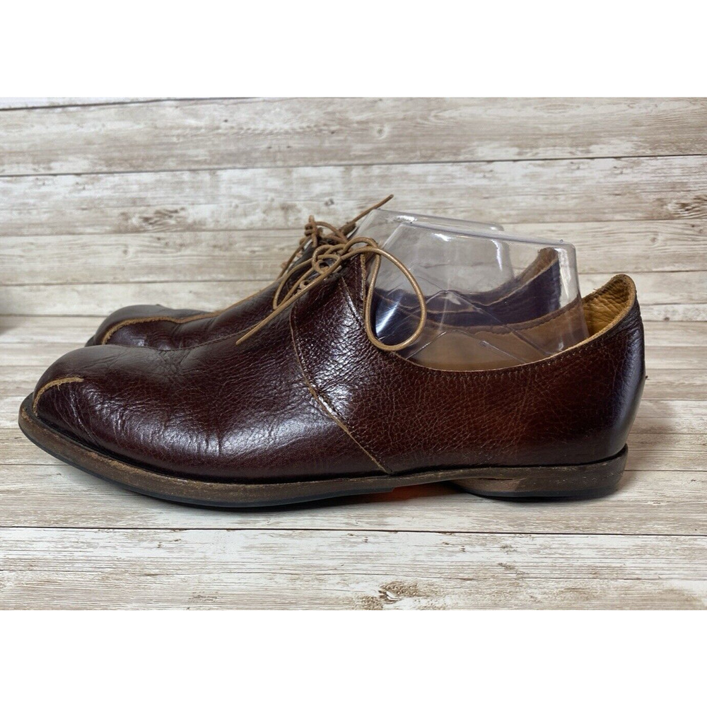 Cydwoq Shoes Womens 40EU / 10US Brown Leather Handmade USA Architectural Vintage - Picture 3 of 16